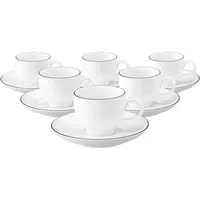 SELTMANN WEIDEN Espressotasse mit Untertasse 0,09 l Weiß 6