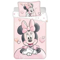 Jerry Fabrics Bettwäsche Minnie Powder Pink für Kinderbett oder