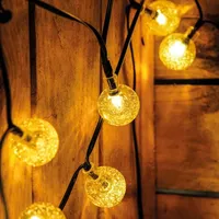 Esotec Solar Lichterkette BubbleBalls mit 30 warmweißen LEDs 102176