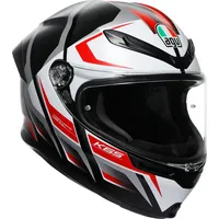 AGV K6 S Karve Schwarz Matt/Weiß/Rot M