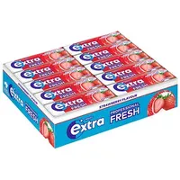 Extra® PROFESSIONAL FRESH ERDBEERE Kaugummis 30 Pack à 10