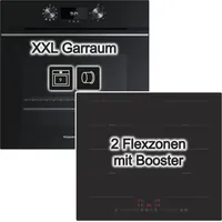 Küppersbusch Herdset Küppersbusch + PKM Induktionskochfeld Flex-Zonen Slider autark