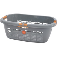 Siena Garden Siena HOME Wäschekorb Aversa 65cm dunkelgrau
