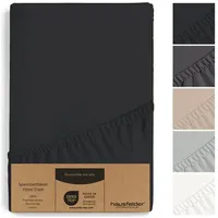 Hausfelder Spannbettlaken Jersey-Baumwolle 180 x 200 - 200 x