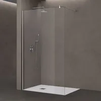 Doporro Luxus Duschwand für Dusche Duschabtrennung 90x200cm Walk-In Dusche