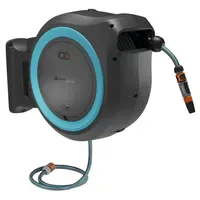 Gardena PowerRoll XL Wand-Schlauchbox 35 m türkis