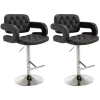 CLP 2er Set Barhocker Dublin schwarz