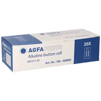 AgfaPhoto LR44 V13GA 1,5V 200 Stück 20x 10er Blister