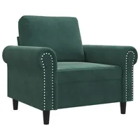 VidaXL Sessel Dunkelgrün 60 cm Samt