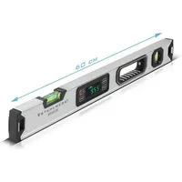 STAHLWERK Digitale Wasserwaage DW-600 ST aus Aluminium mit 600