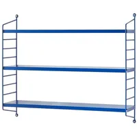 [en.casa] Modulares Wandregal Strängnäs Blau [en.casa]