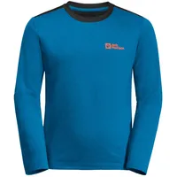 Jack Wolfskin Actamic Langarm-t-shirt - Crisp Cobalt - 164