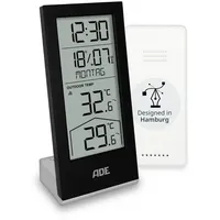 ADE WS2324 Digitale Wetterstation schwarz
