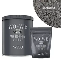 WO-WE Steinteppich Set Außen 2m2 UV-Schutz Marmorkies 25kg inkl.