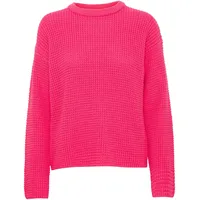 B.YOUNG Strickpullover BYOTINKA gestrickter Rundhalspullover rot L