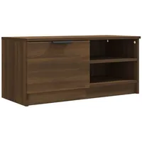 Furnicato TV-Schrank Braun Eichen-Optik 80x35x36,5 cm Holzwerkstoff