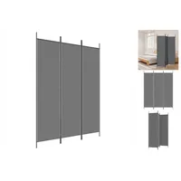 VidaXL 3-tlg. Paravent Anthrazit 150x200 cm Stoff