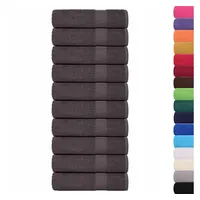 VidaXL Badetücher 10 Stk. Anthrazit 100x150 cm 360 g/m2