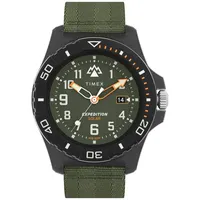 Timex Herren Analog Armbanuhr mit Stoffband Expedition North® Freedive