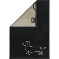 CAWÖ Home Handtücher We Love Dogs Companion 6248 Schwarz-Beige