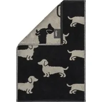 CAWÖ Home Handtücher We Love Dogs 6246 Schwarz-Beige -