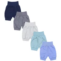 TupTam Unisex Baby Pumphose Sommershorts Baumwolle 5er Pack, Farbe: