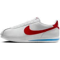 Nike Cortez Sneaker, White Varsity Red Varsity Blue, 41
