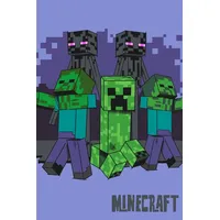 Jerry Fabrics Mincecraft Fleecedecke Tagesdecke Creeper Zombie Enderman 100