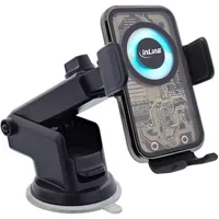 InLine ONE TOUCH QI 2 KFZ Smartphone Halterung Wireless