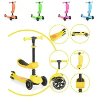 Moni Kinderroller 2 in 1 Lamborghini Laufrad, Lenkerhöhe verstellbar,
