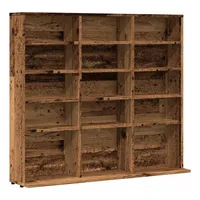 VidaXL CD-Regal Altholz-Optik 100x23x89,5 cm Holzwerkstoff