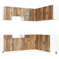 VidaXL Küchenschrank-Set Kalmar 11-tlg. Braun