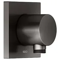 Keuco IXMO Schlauchanschluss, Rosettenform eckig, 59547350002 titanschwarz gebürstet