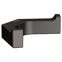 Keuco Edition 11 Handtuchhaken, doppelt 11115350000, doppelt, Titanschwarz gebürstet