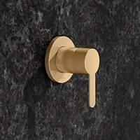 Keuco IXMO Flat Einhebelmischer Unterputz, Rosette rund, 59551250301 Unterputz-Einhebelmischer,