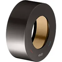 Keuco Verlängerungs-Rosette für Einhebelmischer Unterputz, 59551350381 titanschwarz gebürstet