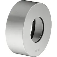 Keuco Verlängerungsrosette 59553210281 rund, für Thermostatarmaturen Unterputz, Edelstahl-Finish