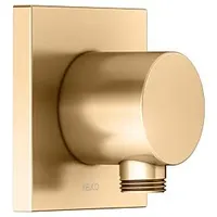 Keuco IXMO Schlauchanschluss, Rosettenform eckig, 59547250002 messing gebürstet