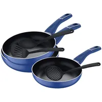 San Ignacio Pfannen-Set LAND Indigo blau Aluminium, - blau