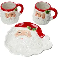 Mambocat 3tlg Set Santa - 2x Kaffeebecher 24306351 +