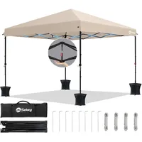 Sekey One-Touch Pop Up Pavillon 3x3 Wasserdicht Stabil Winterfest,