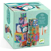 Djeco Stapelturm - Wilde Tiere | Stapelspiel #DJ08511
