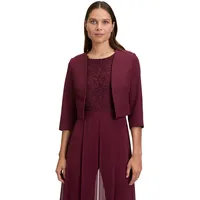 Vera Mont Bolero-Jacke mit Kellerfalten Deep wine), | 38