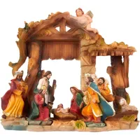 Brubaker Weihnachtskrippe - Jesus, Maria, Josef und die Könige