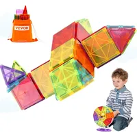 Vevor Magnetische Bausteine, 121-teiliges magnetisches Bauset für Kinder, Magnetspielzeug