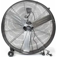 Wiltec Trommelventilator 90 cm 360 W Bodenventilator mit Kabel