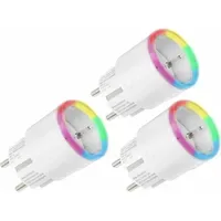 Shelly Smart-Home-Steckdose Plug S Gen3 Weiß 3 St.