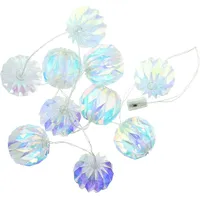 Frank-Flechtwaren LED-Lichterkette "Rainbow-Balls"