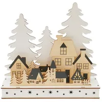 Hti-Living LED Weihnachsszene Dorfidylle