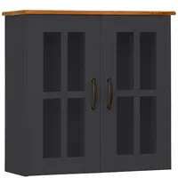Home Affaire Hängeschrank HOME AFFAIRE "Rodby", schwarz (anthrazit, honig),